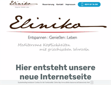 Tablet Screenshot of eliniko-hannover.de